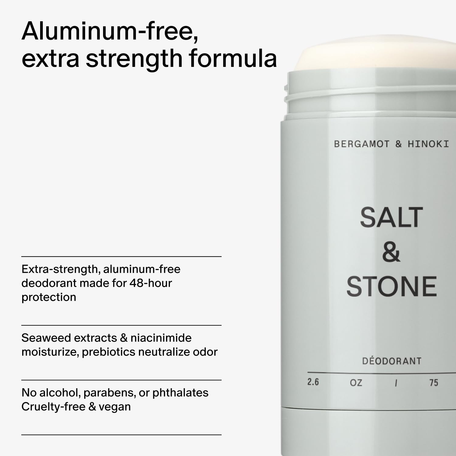 Salt & Stone Bergamot & Eucalyptus Deodorant