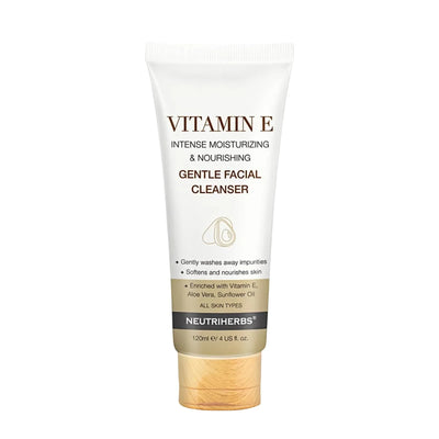 Neutriherbs Face Cleanser with Vitamin E All Skin Types, 4 fl.oz - Image 1