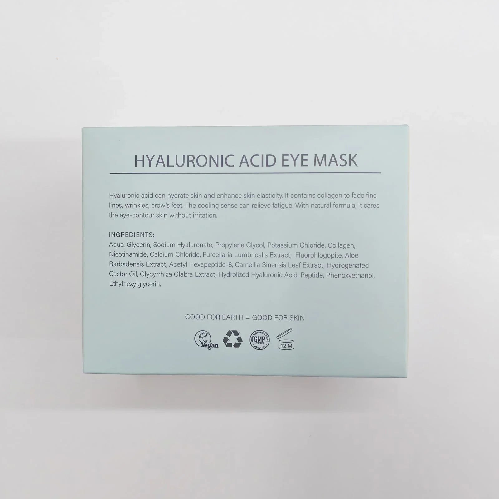 PEAUAMIE Under Eye Patches Hyaluronic Acid Eye Mask 30 Pairs