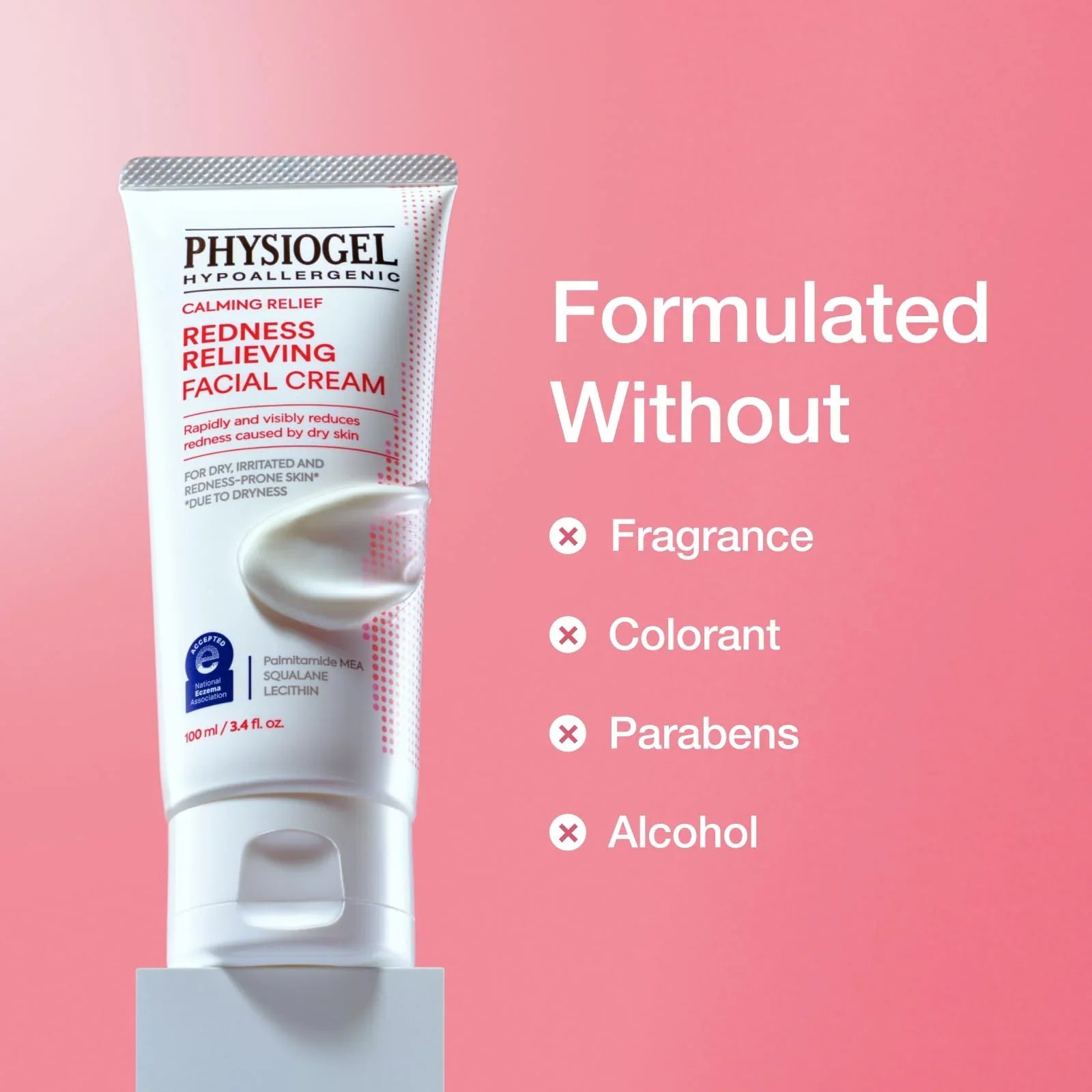 PHYSIOGEL Redness Reducing Cream – Ceramide Moisturizer for Dry, Sensitive & Redness-Prone Skin