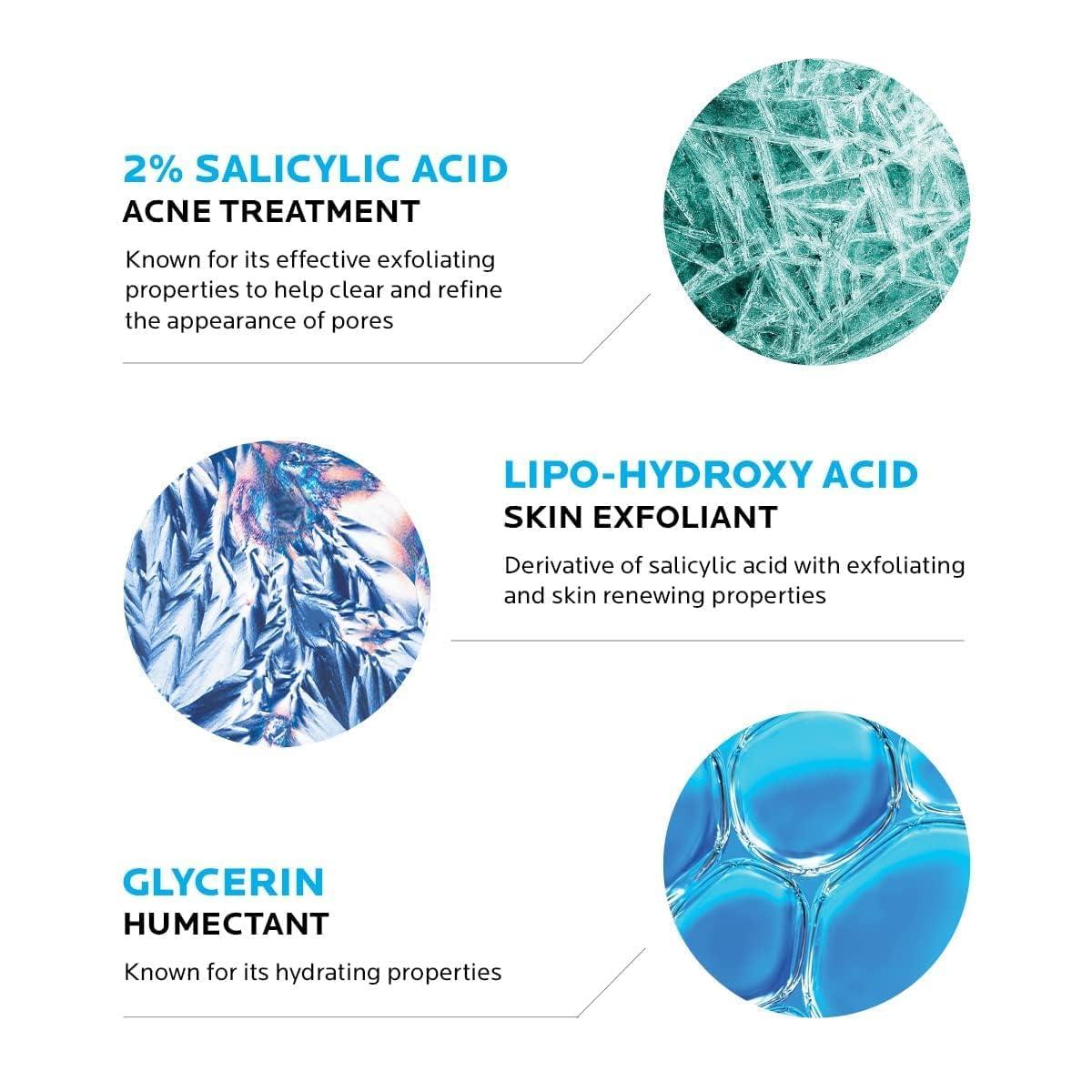 La Roche-Posay Effaclar Medicated Gel Cleanser, Foaming Acne Face Wash