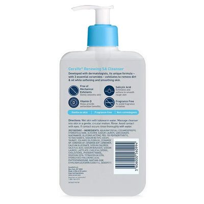 CeraVe Renewing Salicylic Acid Cleanser With Hyaluronic Acid, Niacinamide & Ceramides - Image 2