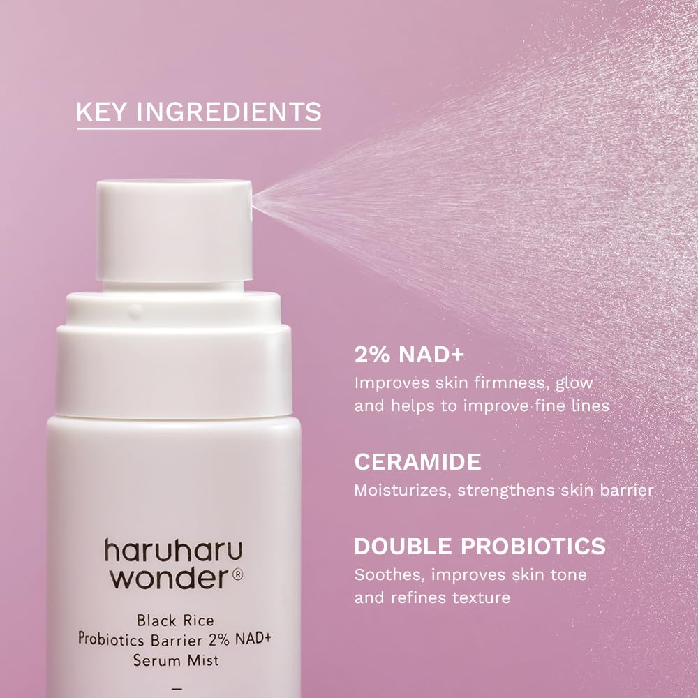 Haruharu Black Rice NAD+ Serum Mist