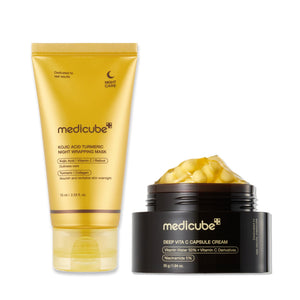 medicube Vitamin C Moisturizer & Turmeric Mask