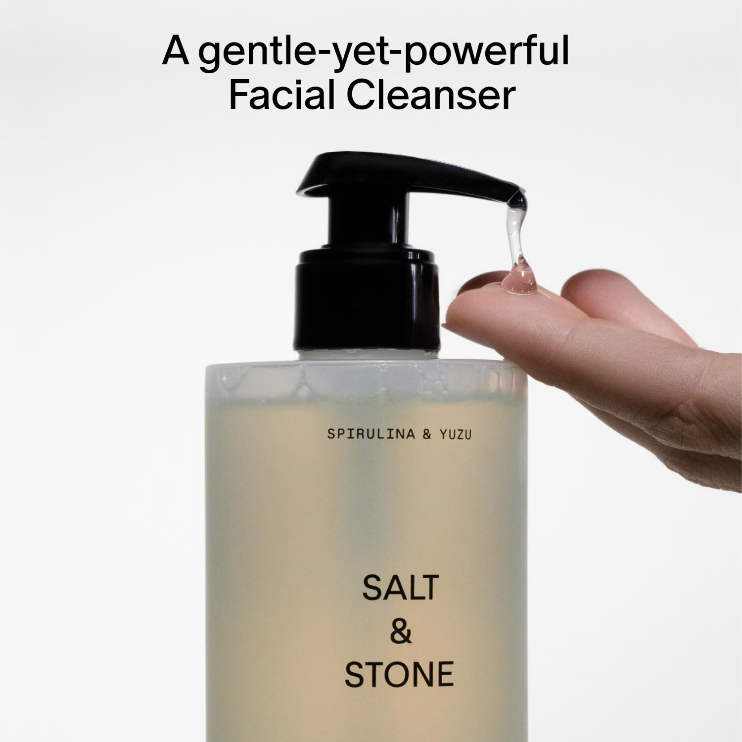 Salt & Stone Spirulina & Yuzu Facial Cleanser