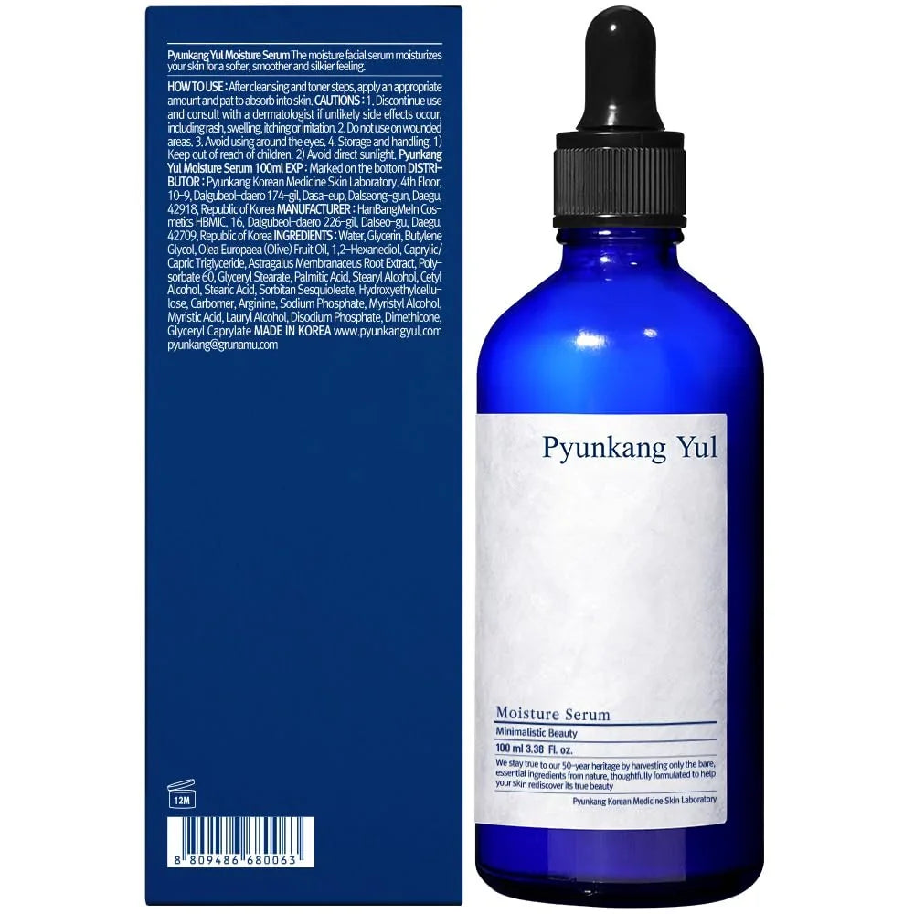 PYUNKANG YUL Moisture Serum for Face with Oriental Herbs and Olive Oil
