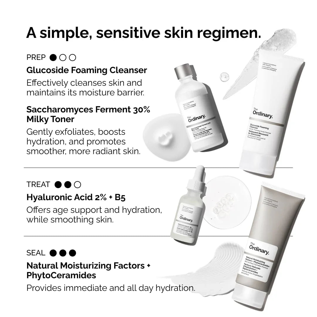 The Ordinary Glucoside Foaming Cleanser, Gentle Foaming Face Wash for All Skin Types