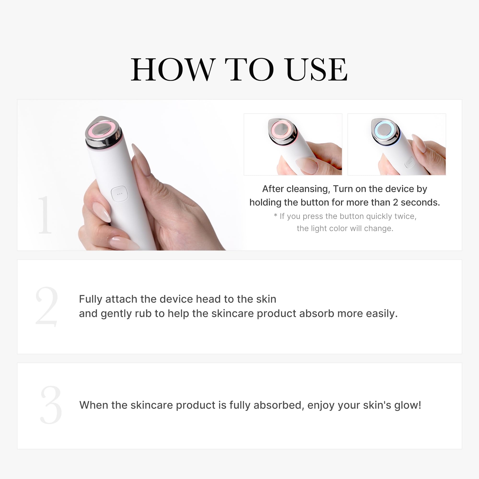 medicube Mini Booster Pro White Facial Device