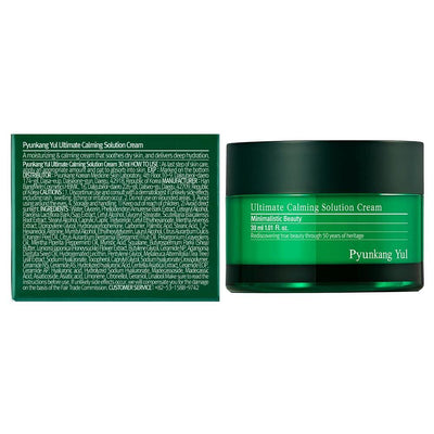 Pyunkang Yul Ultimate Calming Solution Cream for Sensitive Skin - Calms & Soothes Redness with Cica & Tea Tree - Image 2