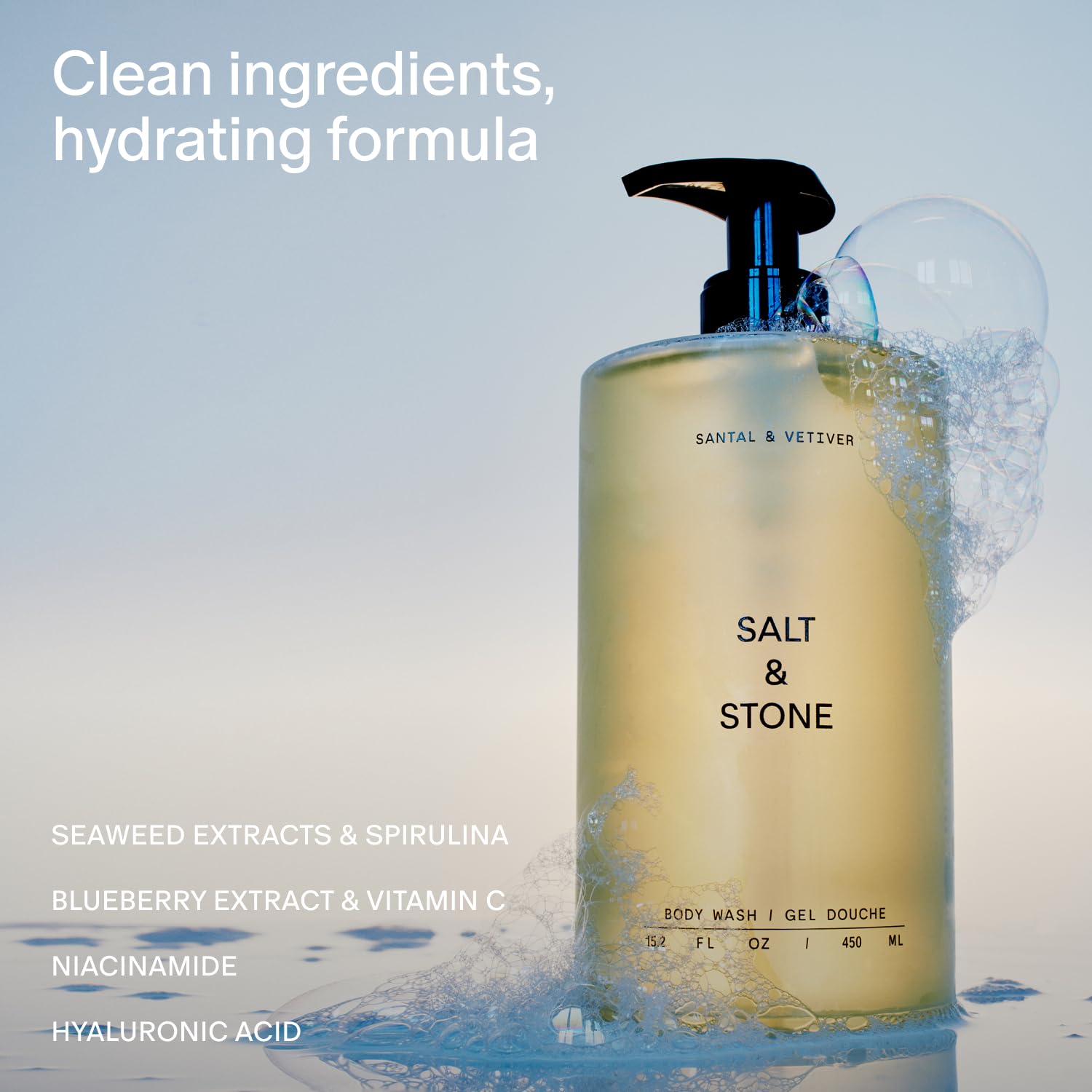 Salt & Stone Santal & Vetiver Body Wash