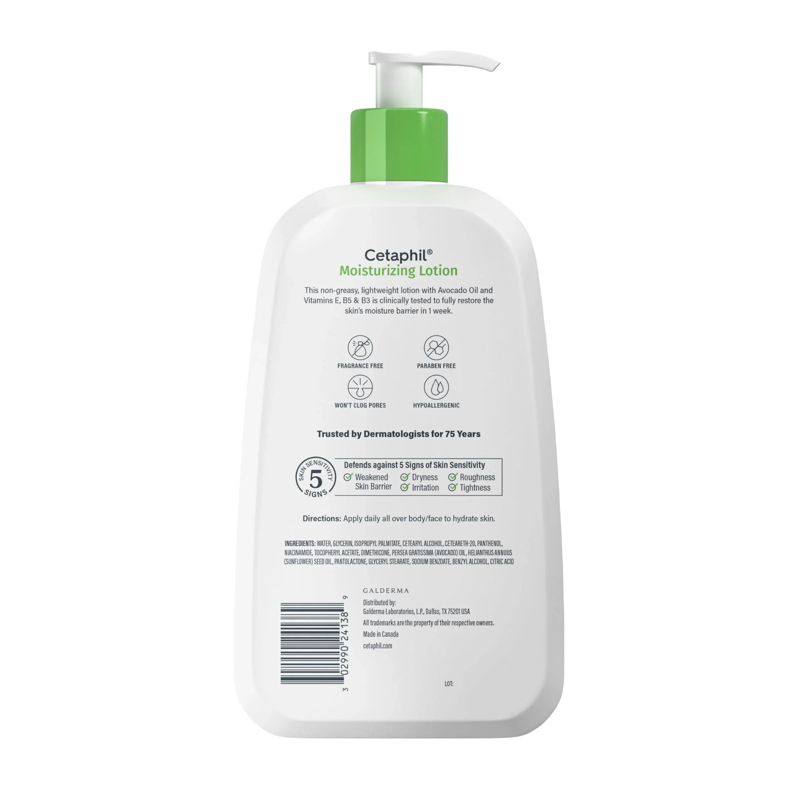 Cetaphil Face & Body Moisturizer, Hydrating Moisturizing Lotion for All Skin Types