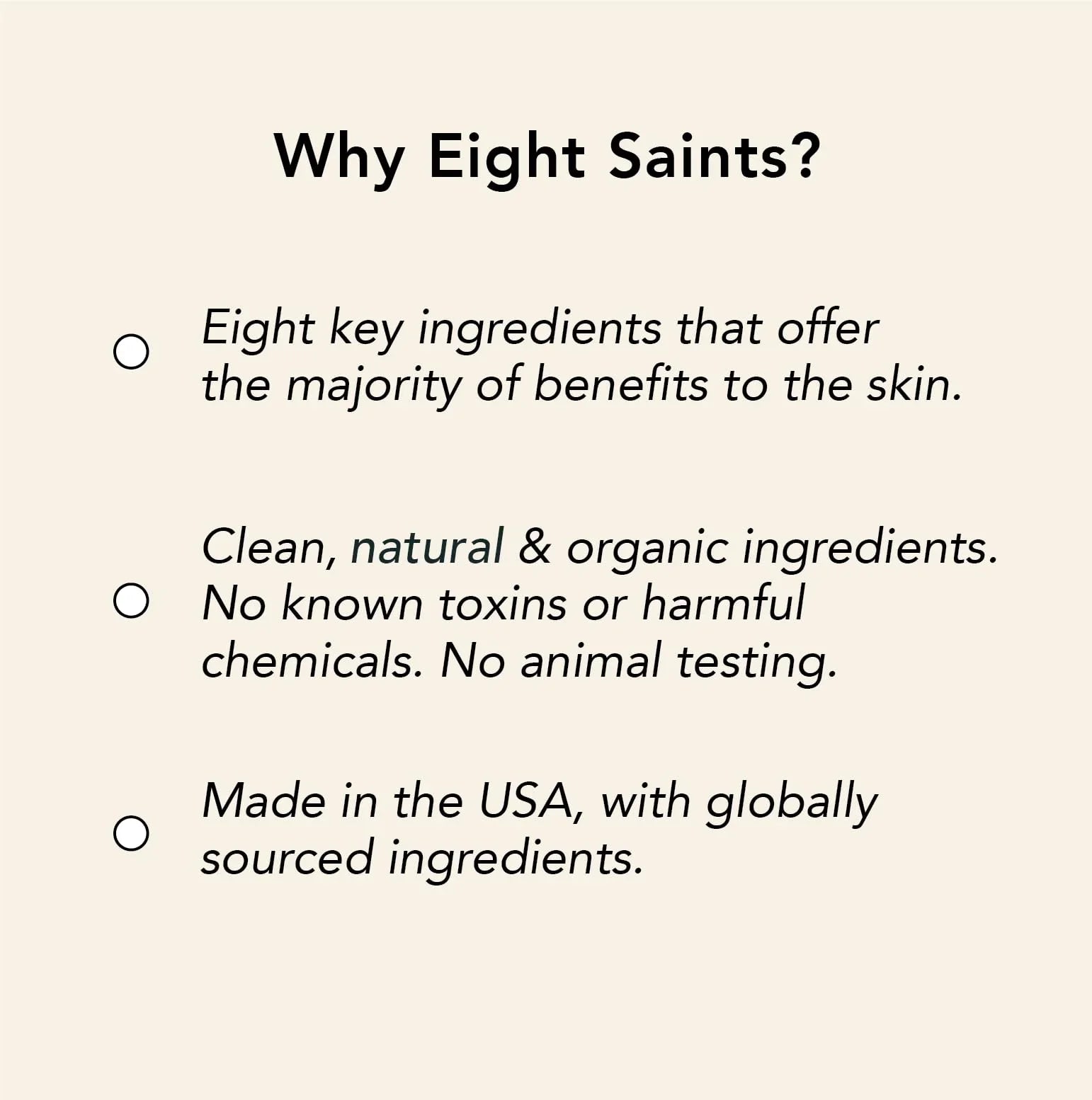 Eight Saints Botanical Face Oil, Natural and Organic Anti Aging Facial Oil with Jojoba, Vitamin E, Marula, and Neroli