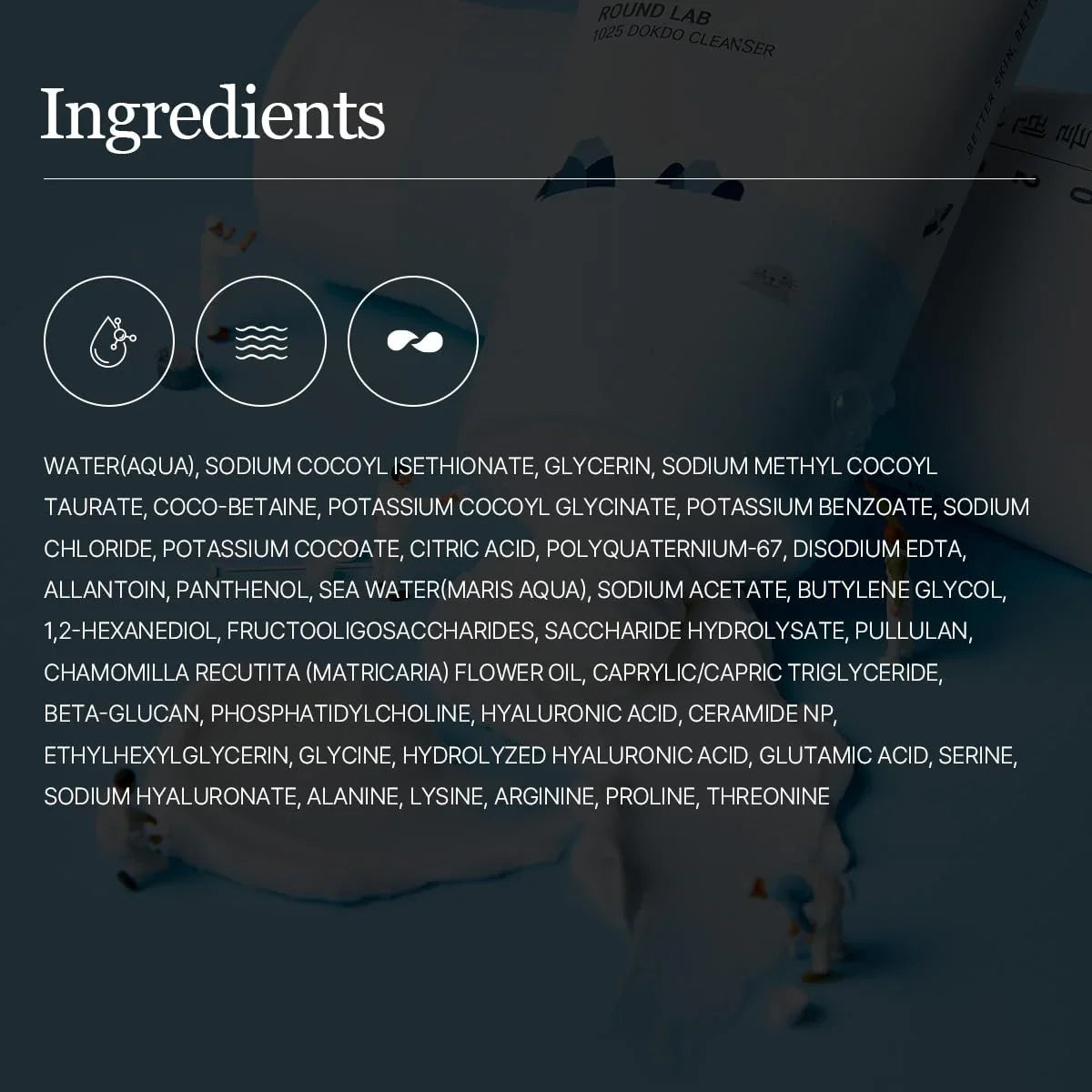 ROUND LAB Low pH Facial Cleanser for Sensitive Skin