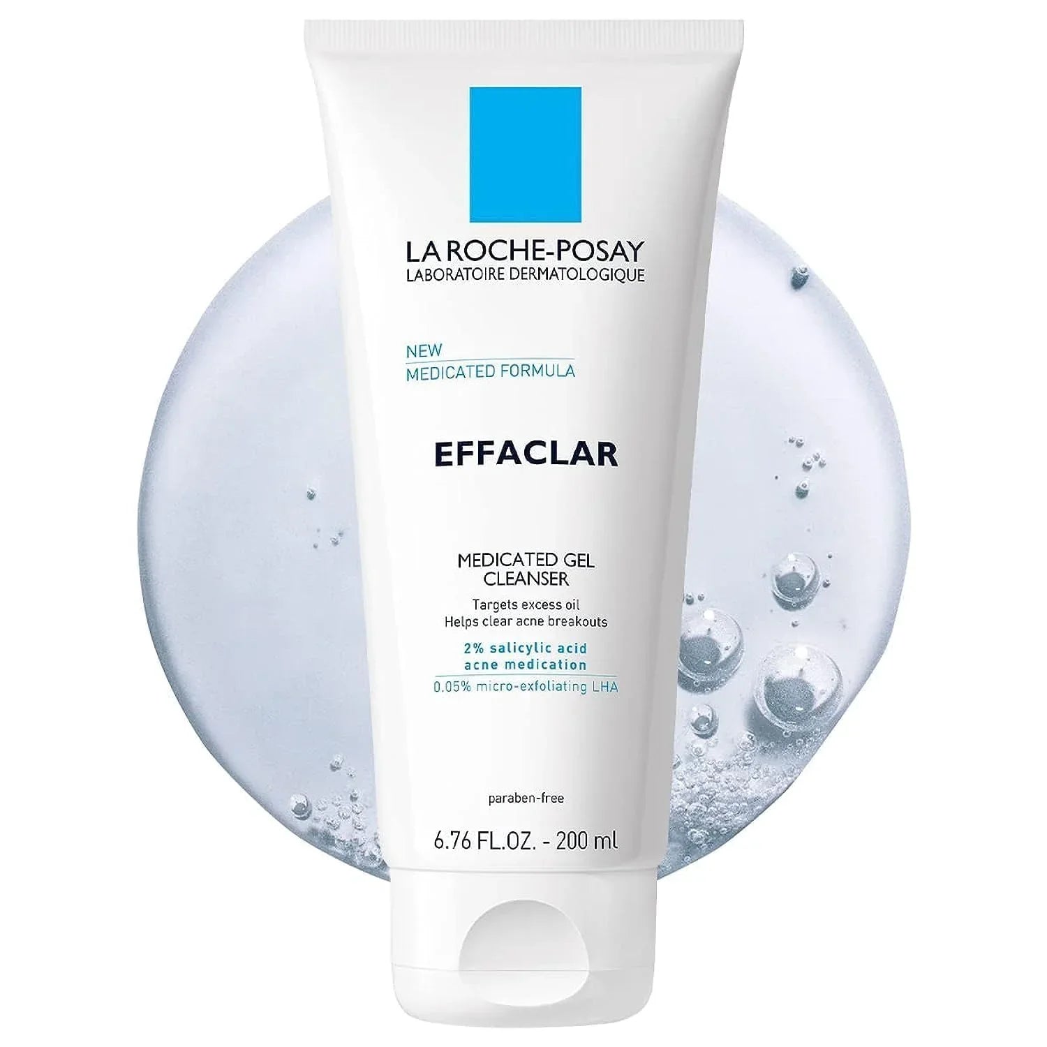 La Roche-Posay Effaclar Medicated Gel Cleanser, Foaming Acne Face Wash