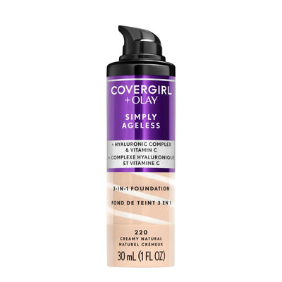 COVERGIRL Simply Ageless 3-in-1 Liquid Foundation Matte Finish - Image 1