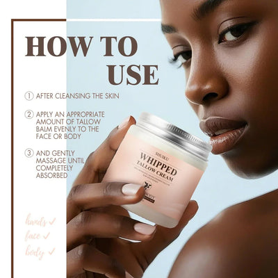SHUIKU Beef Tallow for Skin with Honey Balm Moisturizer - Image 2