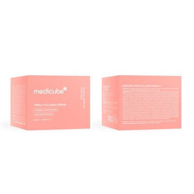 medicube Triple Collagen Cream - Hydrating & Firming Moisturizer with Hyaluronic Acid, Premium Elastin, Shea Butter - Image 4
