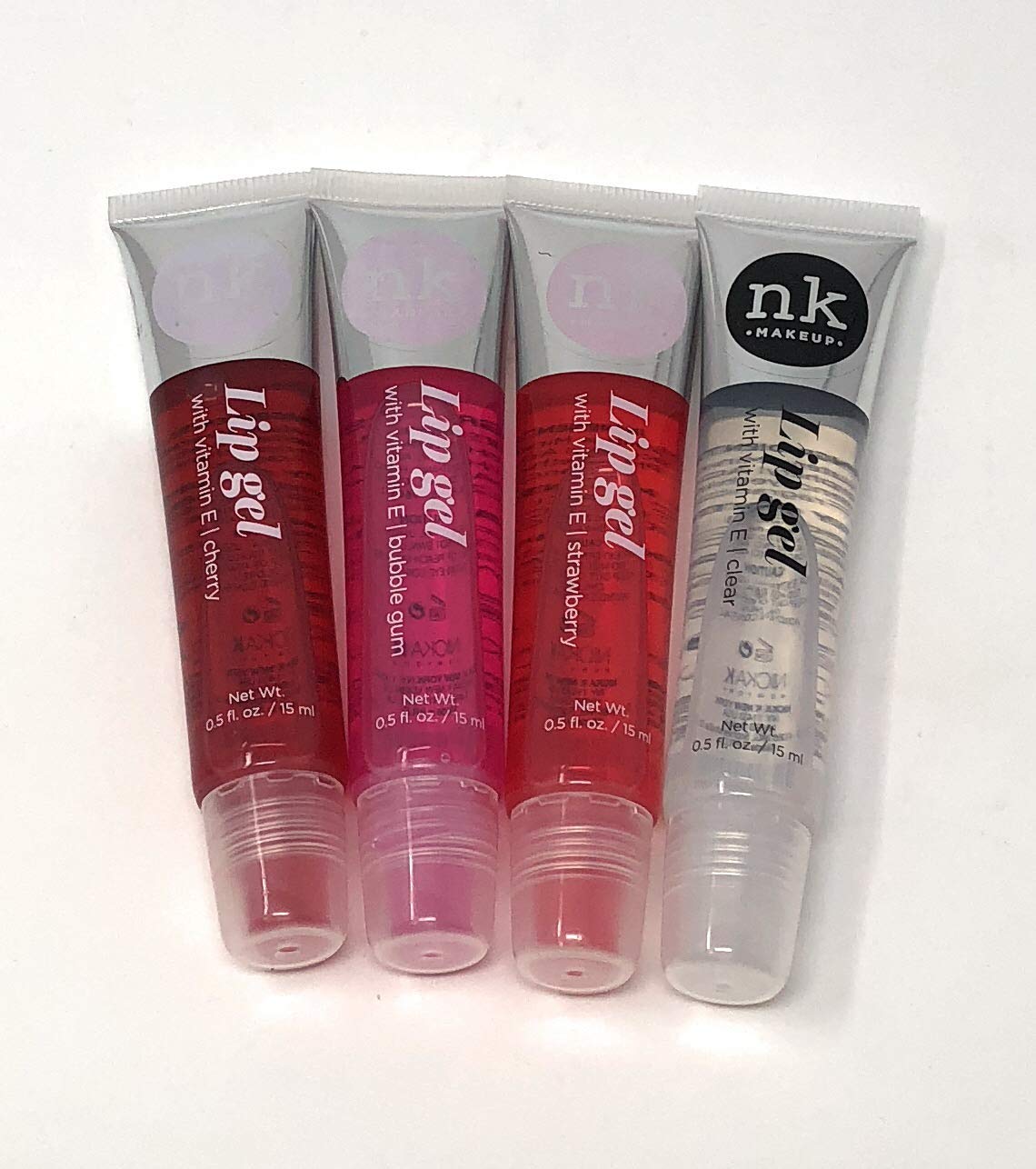 Broadway Clear, Strawberry, Cherry, Bubble Gum Lip Gel