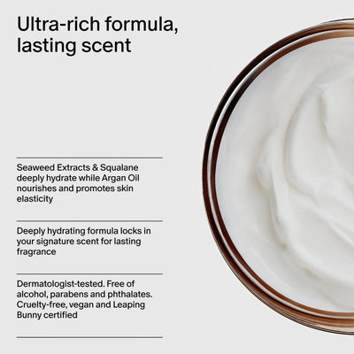 Salt & Stone Body Cream – Santal & Vetiver with Seaweed Extracts, Spirulina & Squalane (6.7 fl oz) - Image 3