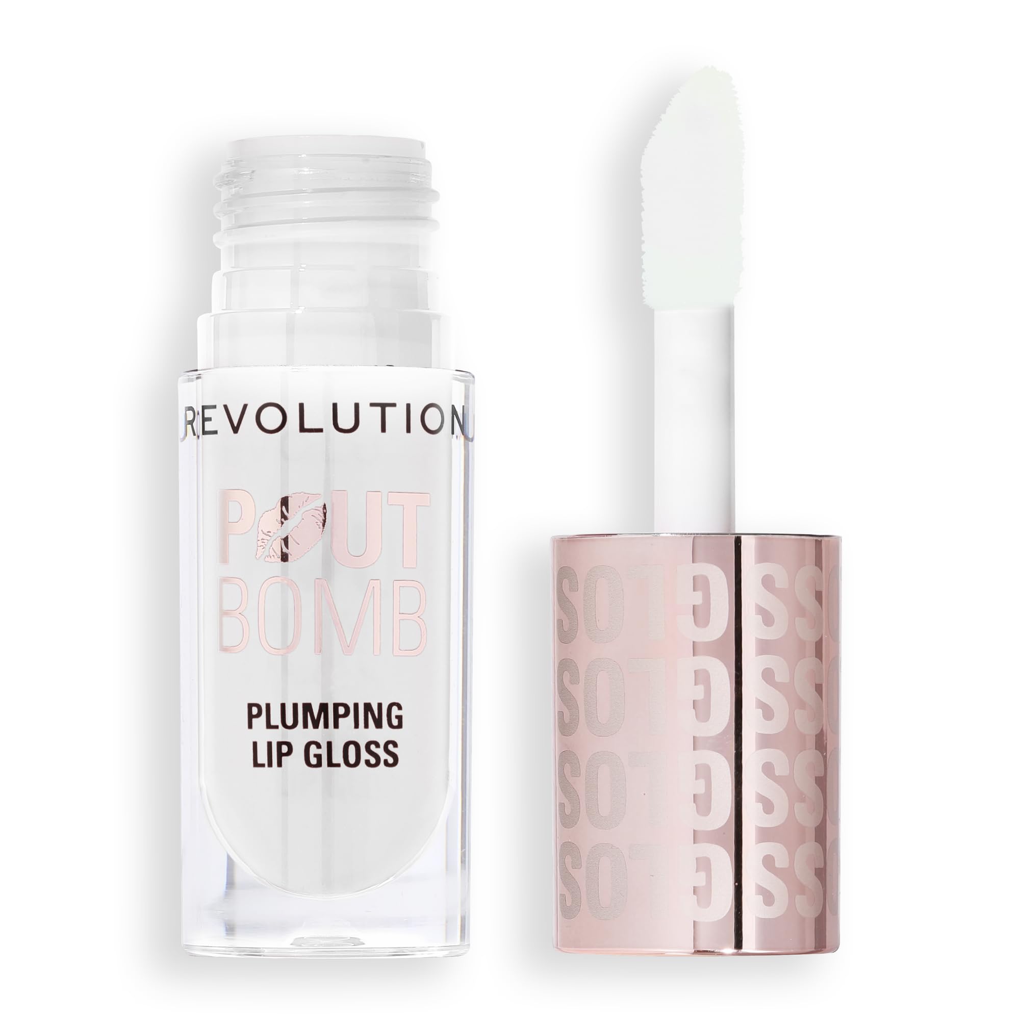 Revolution Glaze Clear Lip Plumping Gloss