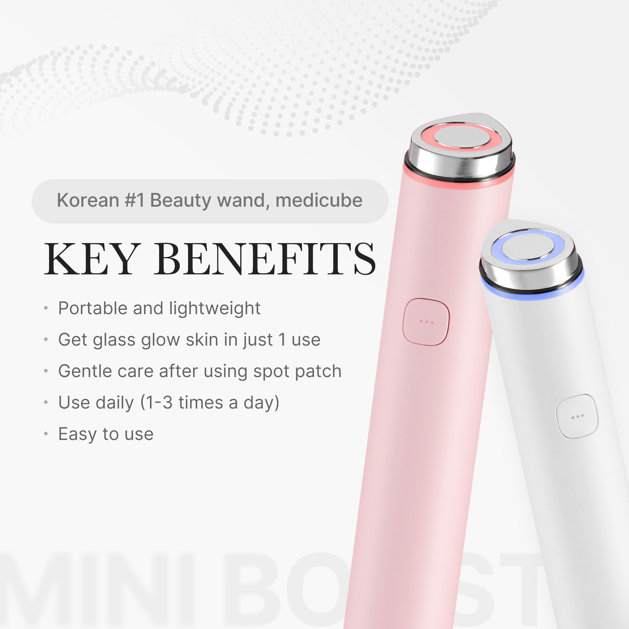 medicube Mini Booster Pro White Facial Device