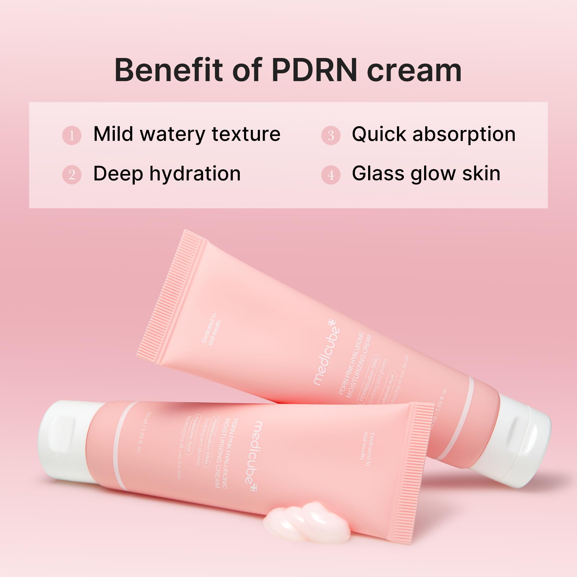medicube PDRN Pink Hyaluronic Moisturizing Cream