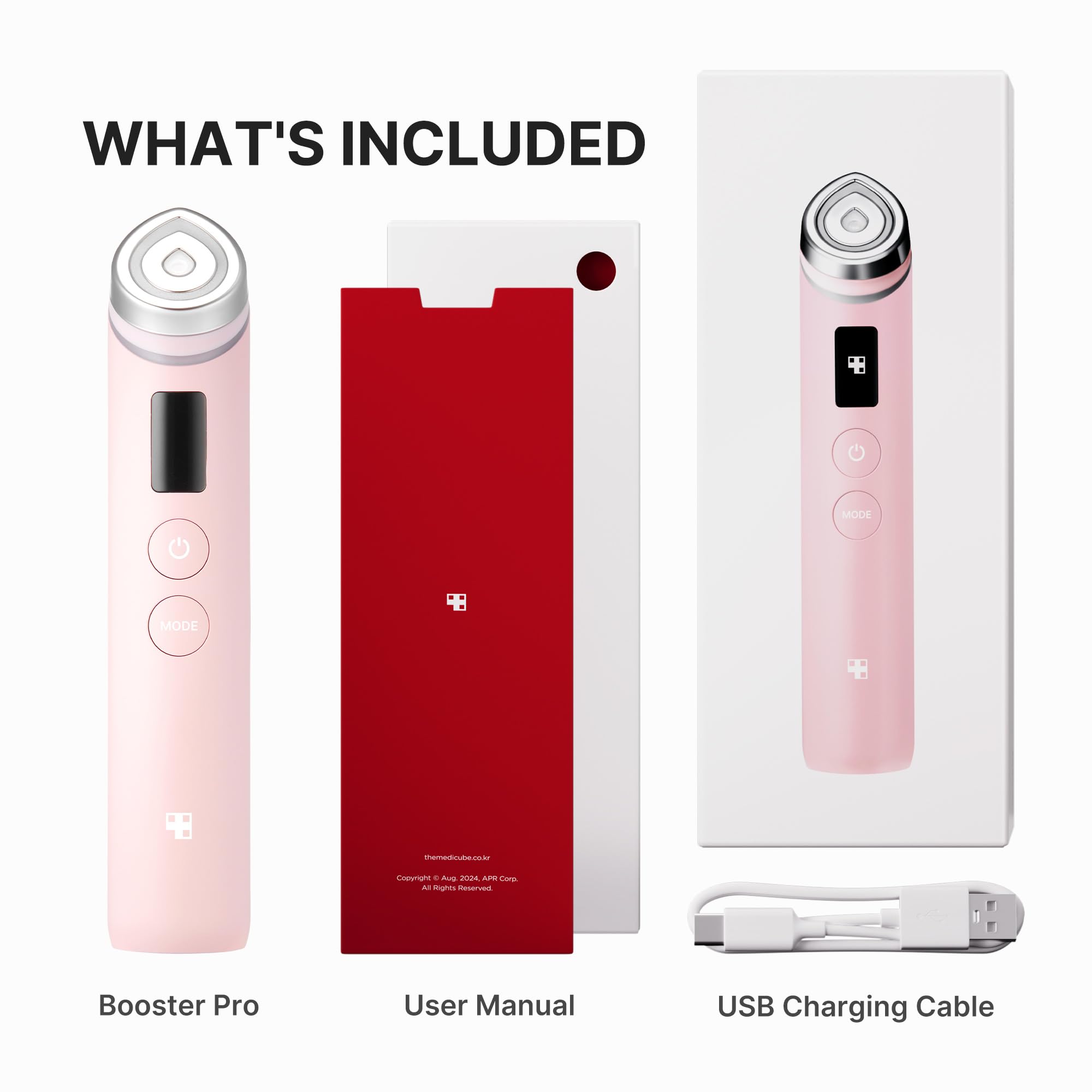 medicube Booster Pro Pink Beauty Massager