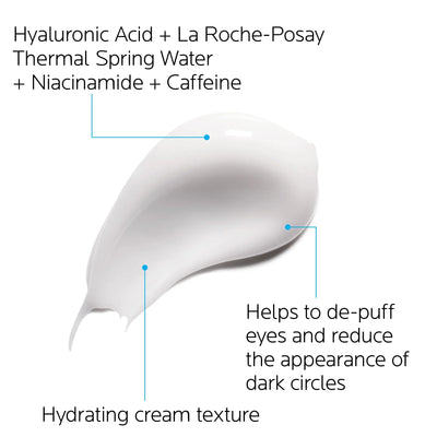 La Roche-Posay Hydraphase Intense Hyaluronic Acid Eyes Cream 0.5 Fl Oz - Image 3