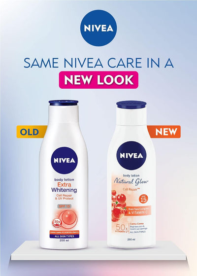 Nivea Natural Glow Body Lotion - Image 3