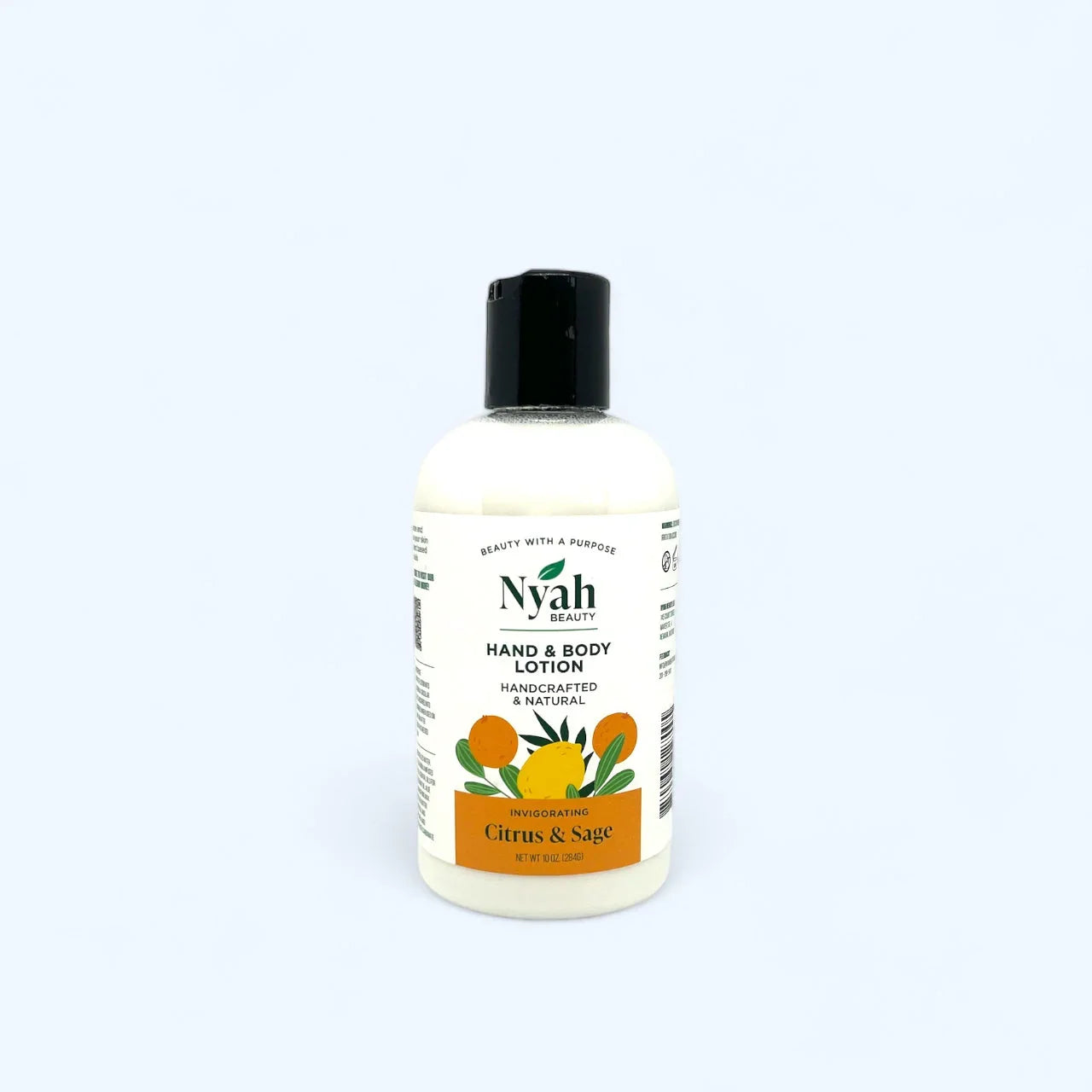 Nyah Beauty Citrus and Sage - Natural Hand and Body Lotion