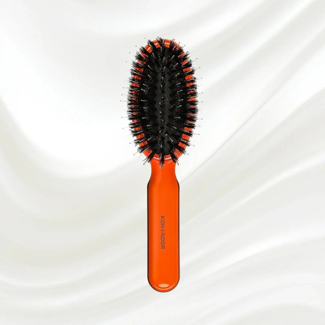 KOH-I-NOOR All Seasons Mixed Bristle Brush - Boar & Nylon for Normal to Thick Hair