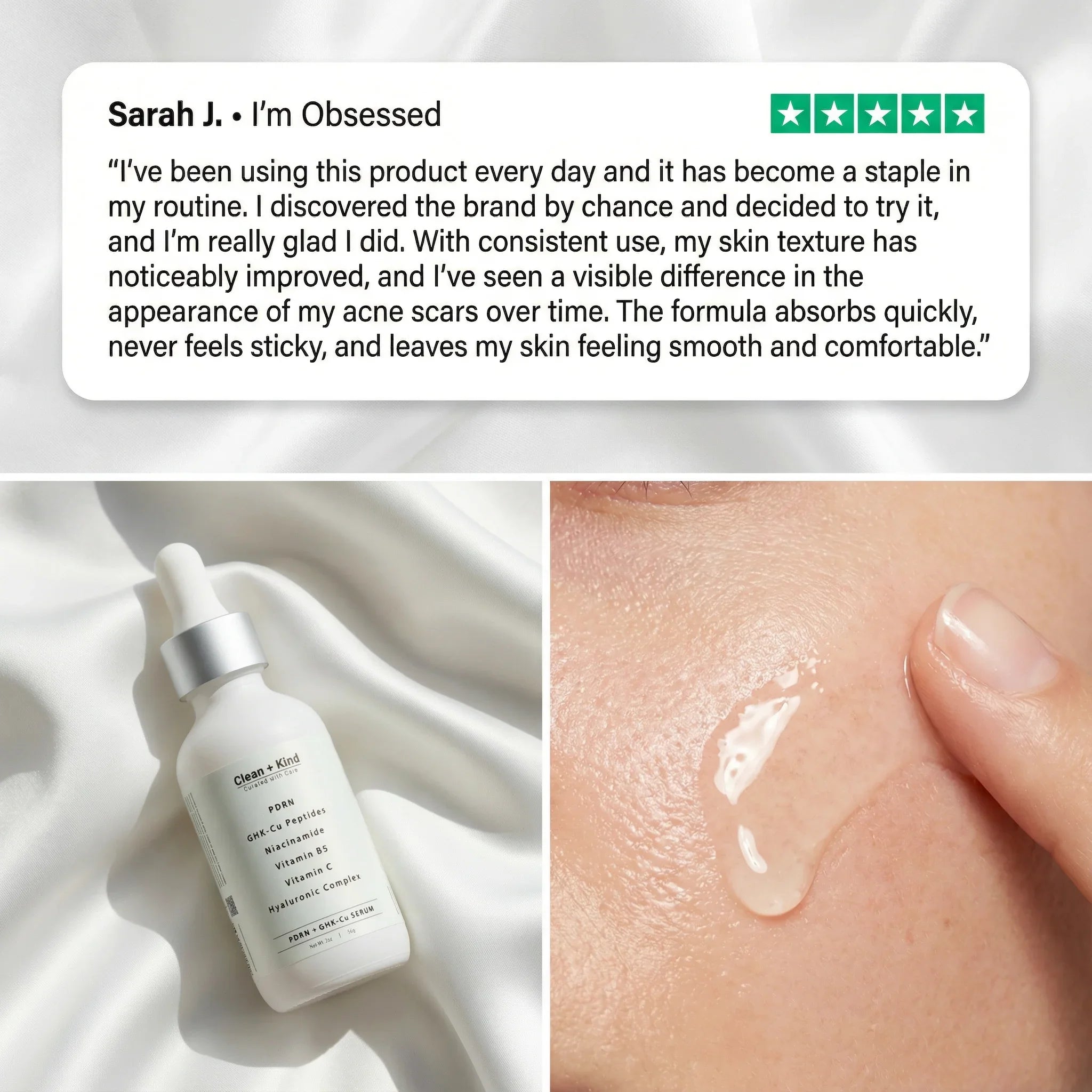 Clean + Kind PDRN / GHK-Cu Serum