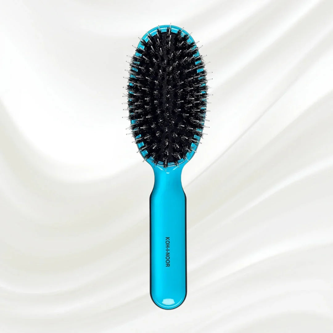 KOH-I-NOOR All Seasons Mixed Bristle Brush - Boar & Nylon for Normal to Thick Hair