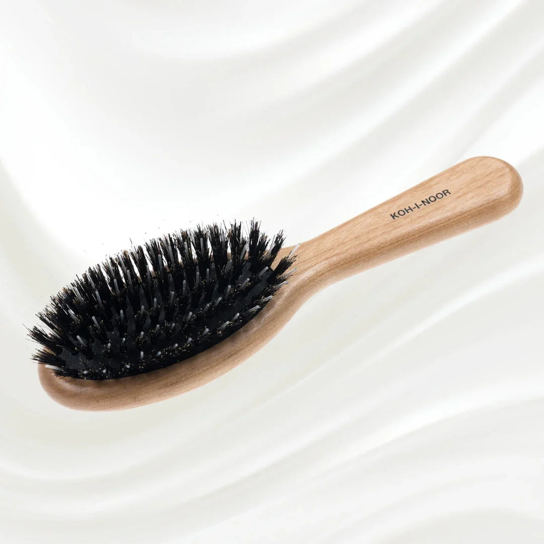 KOH-I-NOOR Legno Alder Wood Hair Brush for Normal to Thick Hair