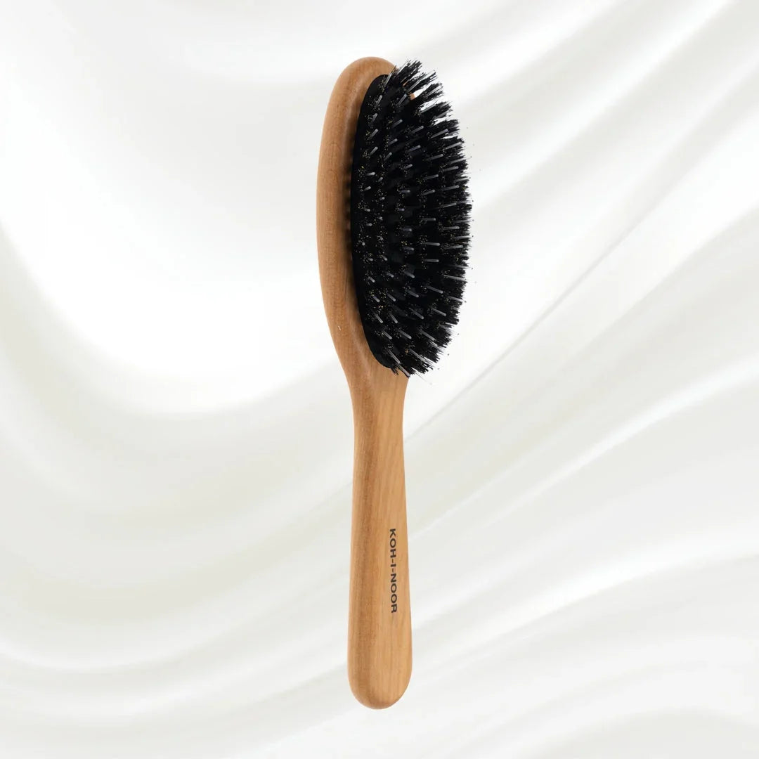 KOH-I-NOOR Legno Alder Wood Hair Brush for Normal to Thick Hair
