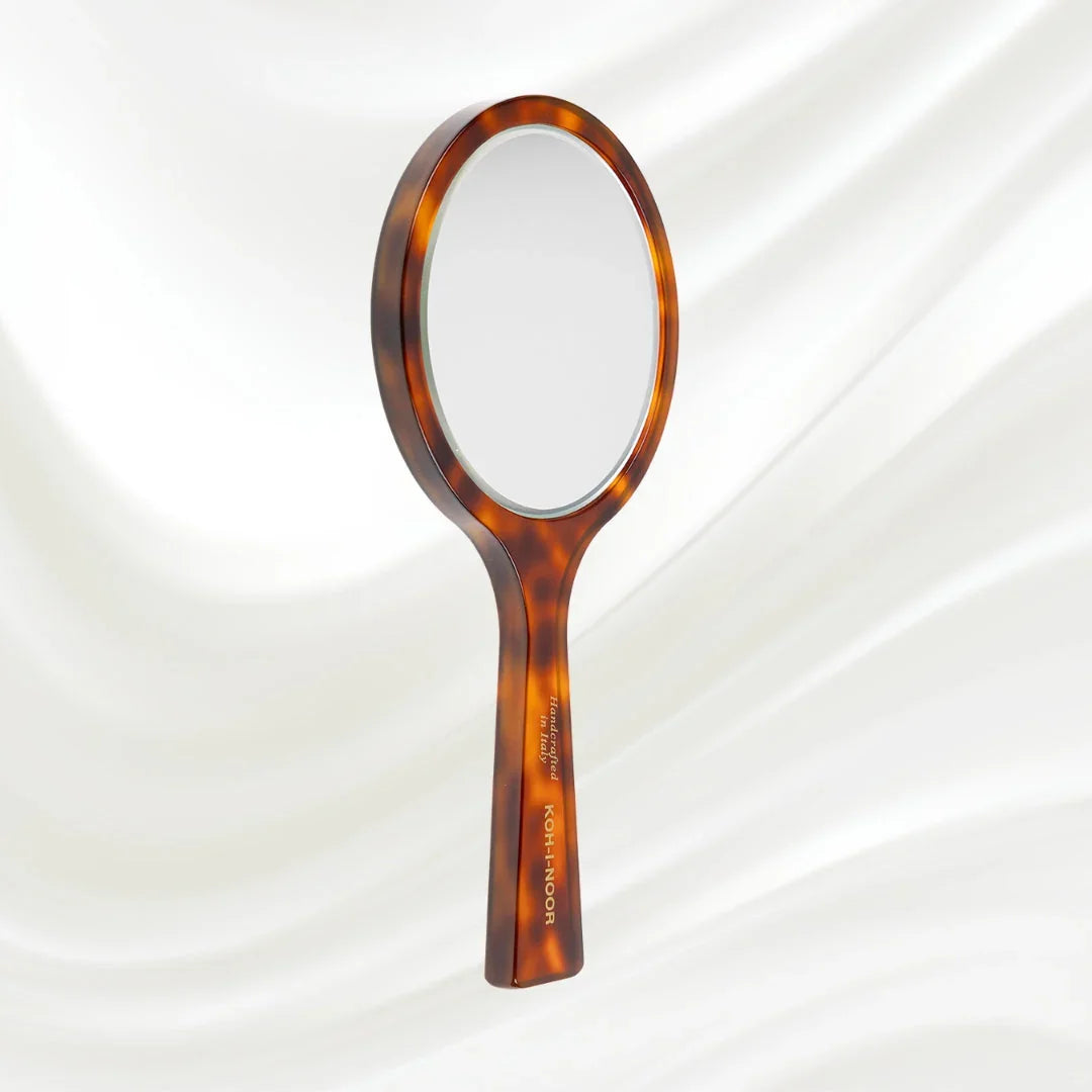 KOH-I-NOOR Luxury Hand Mirror - Classic Tortoiseshell