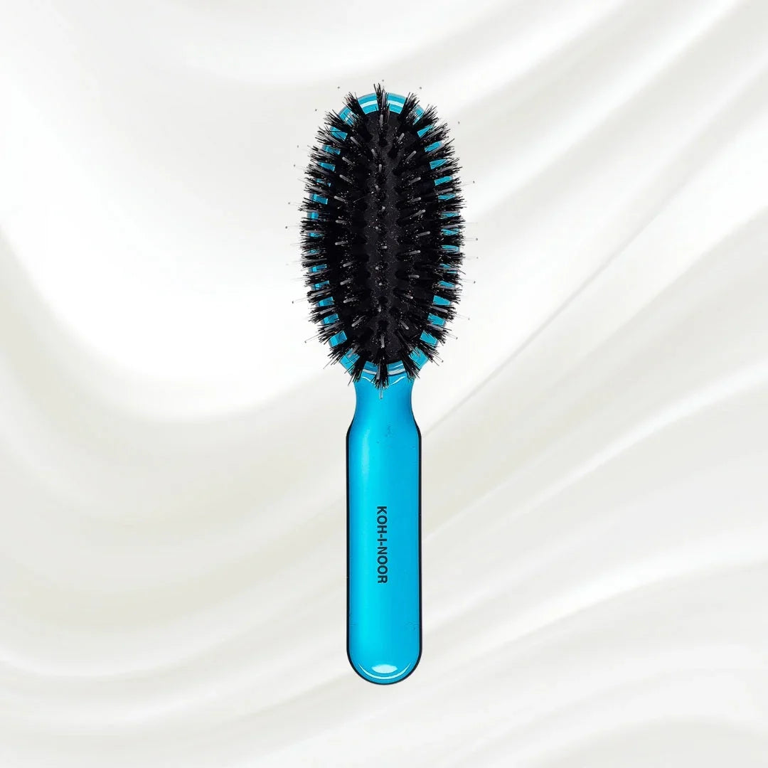 KOH-I-NOOR All Seasons Mixed Bristle Brush - Boar & Nylon for Normal to Thick Hair
