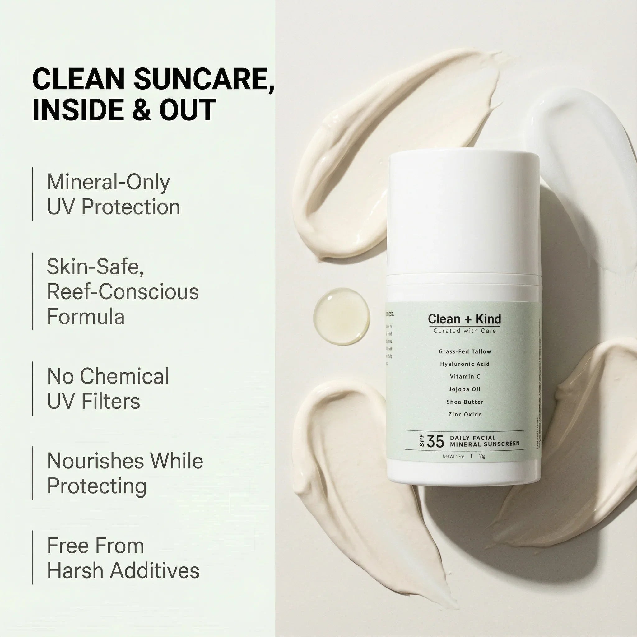 Clean + Kind Daily Moisturizing Sunscreen - SPF 35
