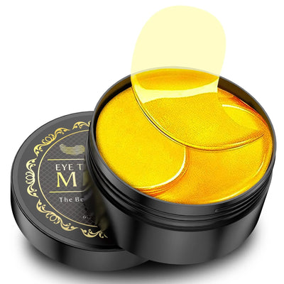 NAZANO 24K Gold Under Eye Patches - 60 Pack for Puffy Eyes - Image 1