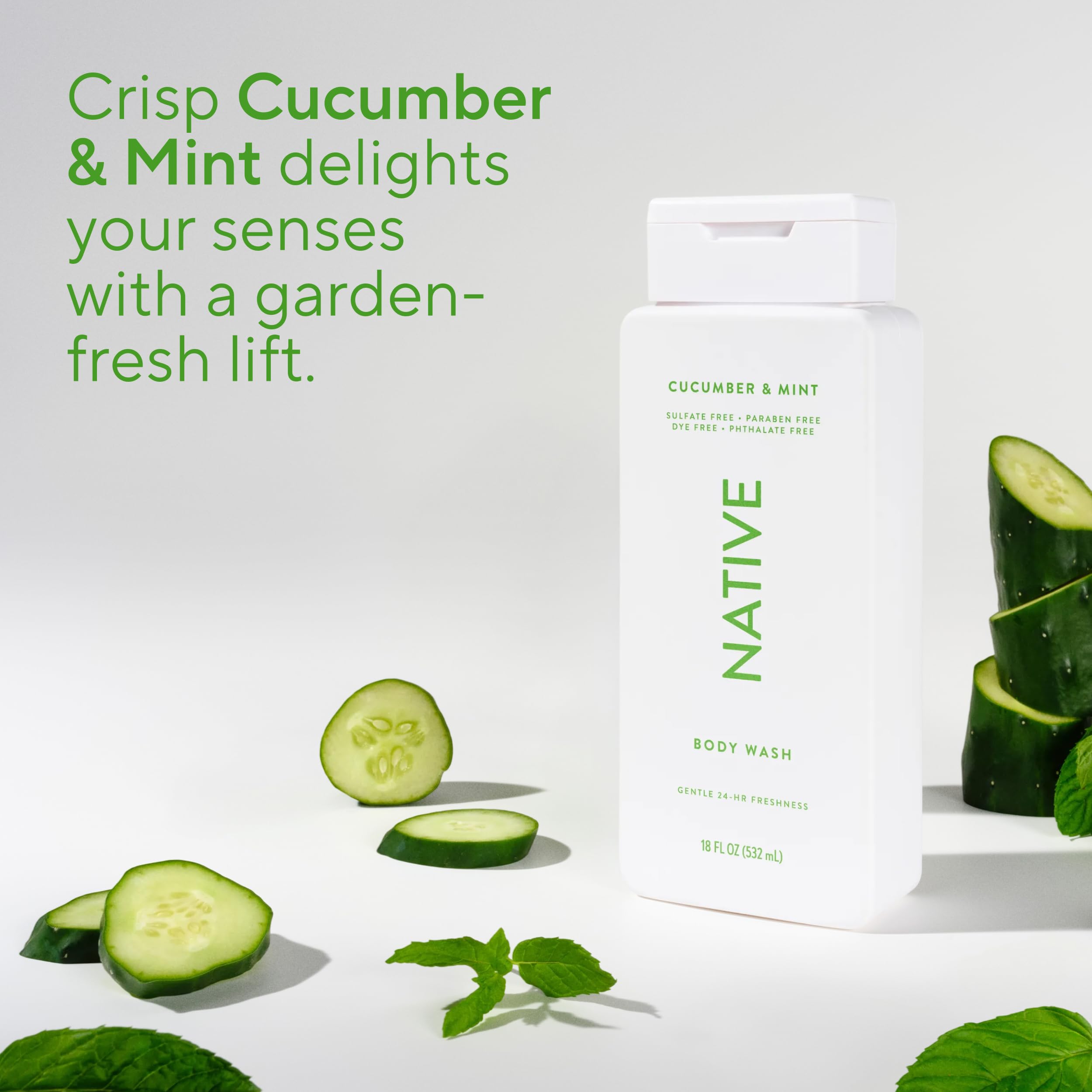 Native Cucumber & Mint Body Wash