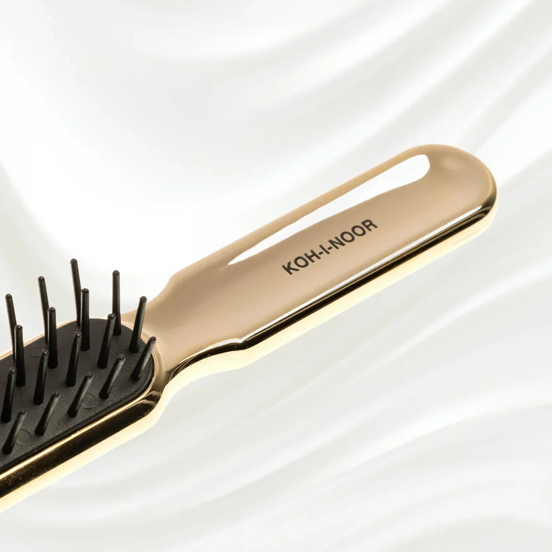 KOH-I-NOOR Metallic Pneumatic Synthetic Pin Styling Hairbrush