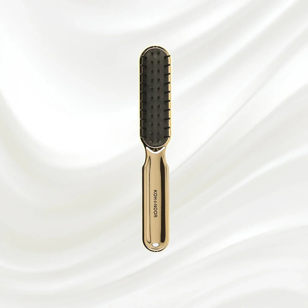 KOH-I-NOOR Metallic Pneumatic Synthetic Pin Styling Hairbrush