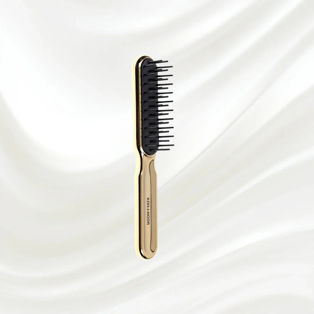 KOH-I-NOOR Metallic Pneumatic Synthetic Pin Styling Hairbrush