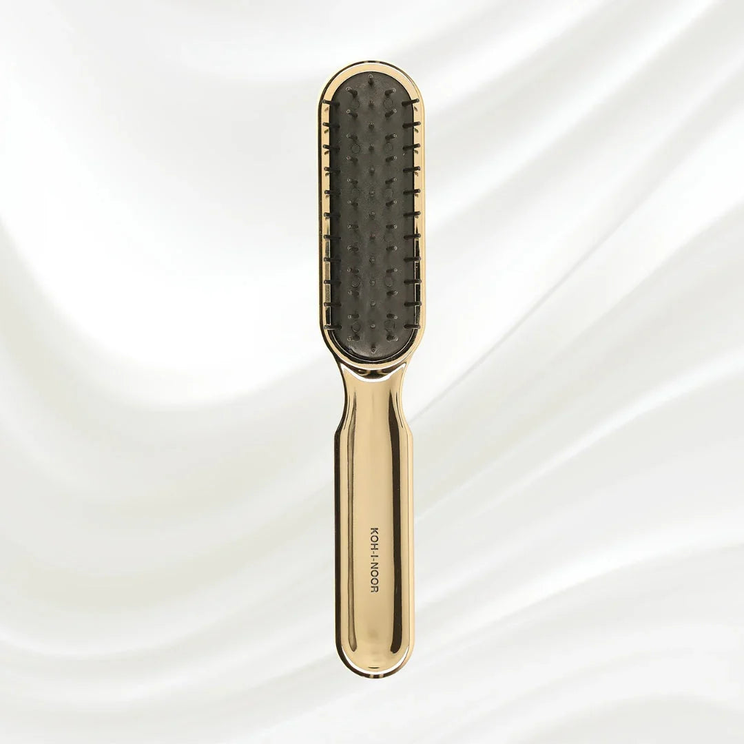 KOH-I-NOOR Metallic Pneumatic Synthetic Pin Styling Hairbrush