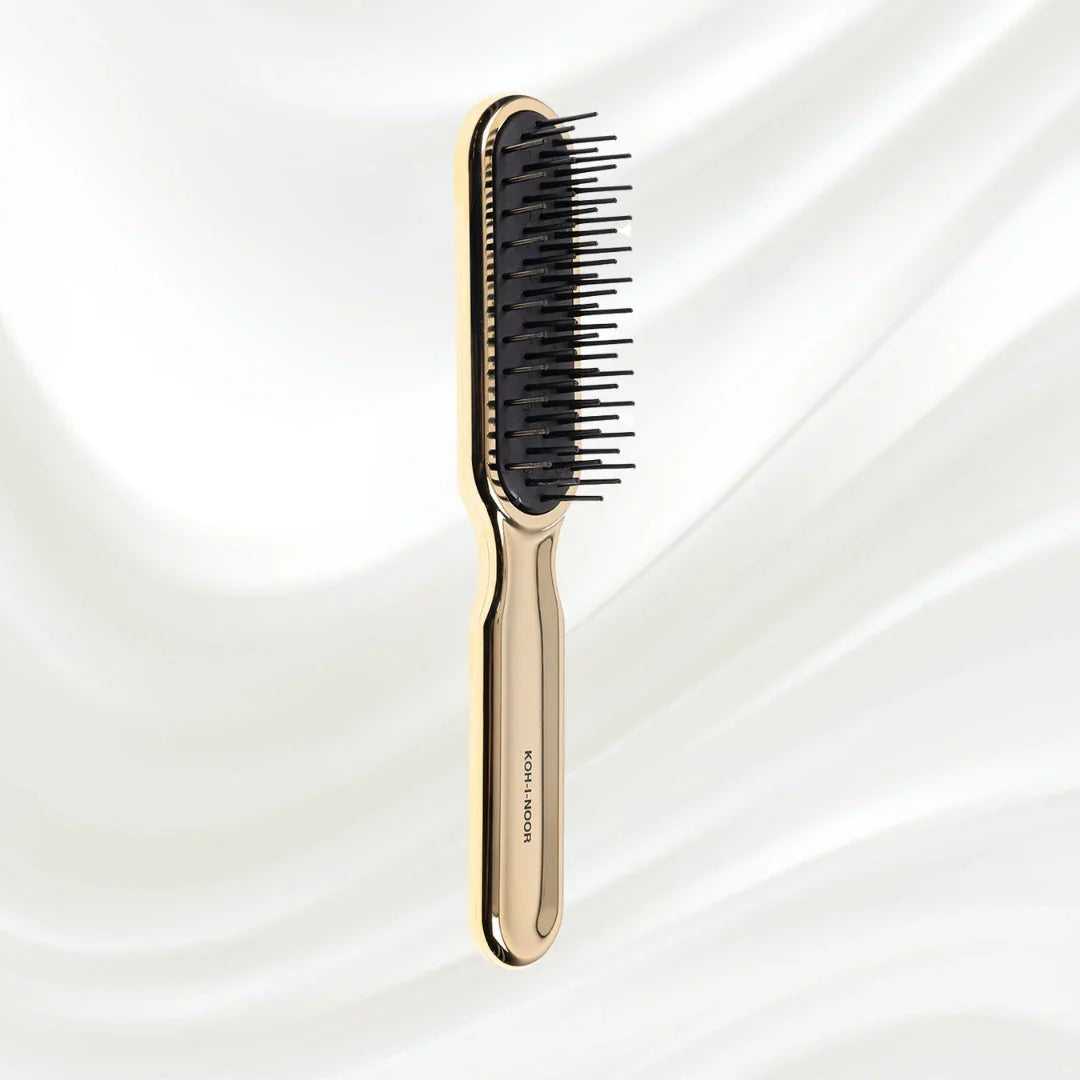 KOH-I-NOOR Metallic Pneumatic Synthetic Pin Styling Hairbrush