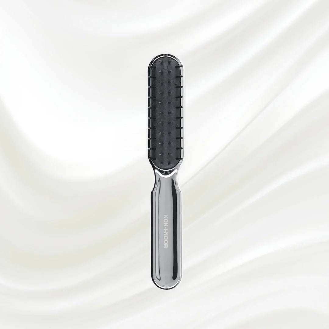 KOH-I-NOOR Metallic Pneumatic Synthetic Pin Styling Hairbrush