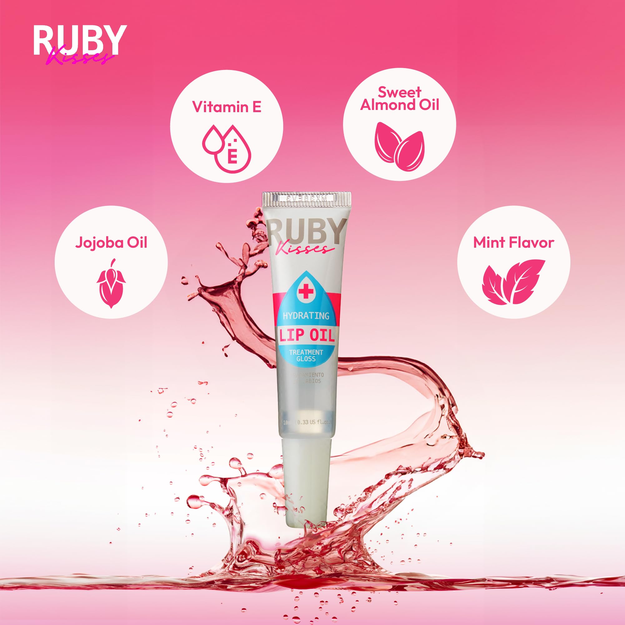 Ruby Kisses Clear Lip Gloss