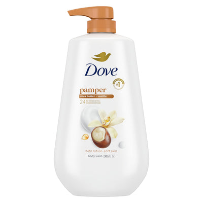 Dove Shea Butter & Vanilla Body Wash - Image 1