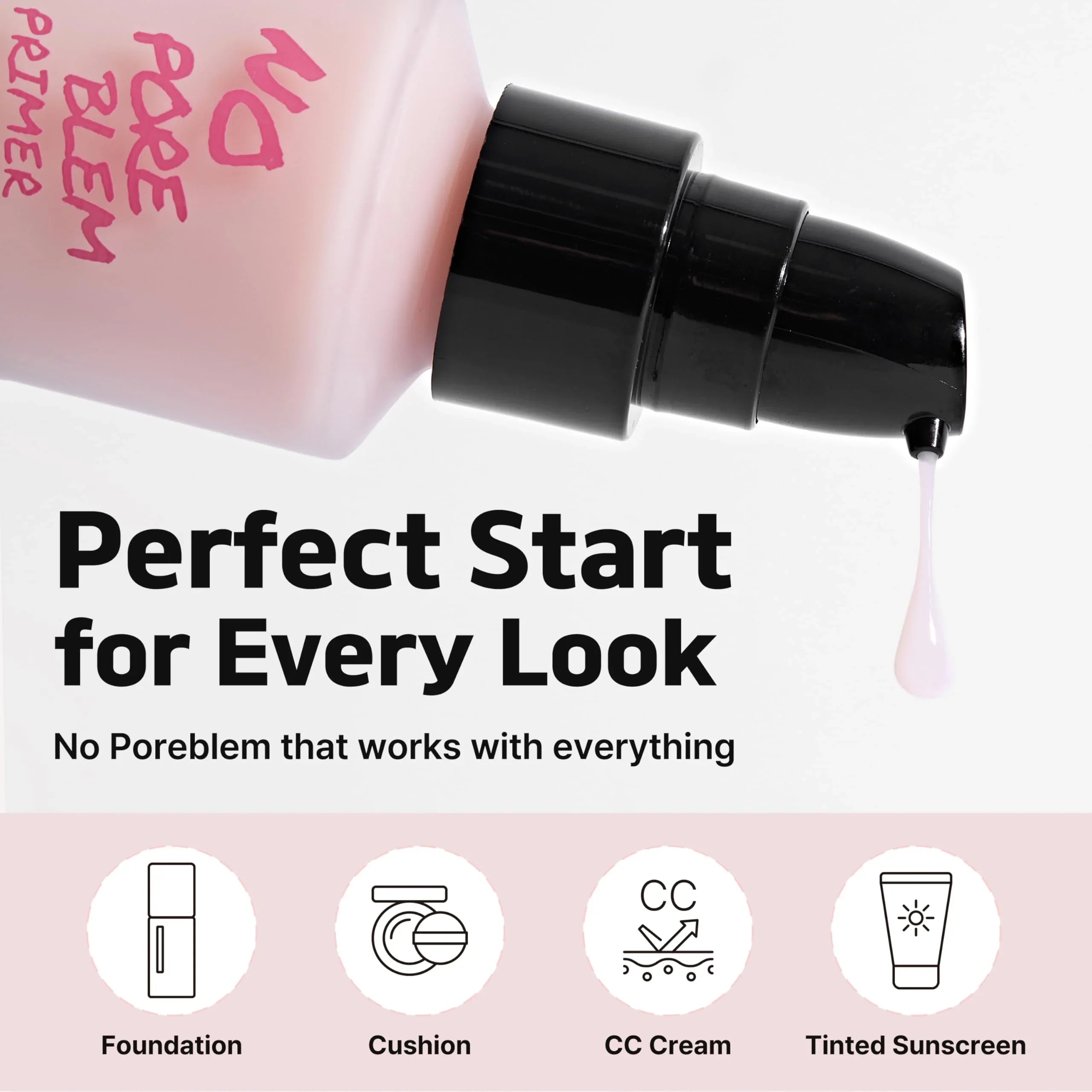 Touch in Sol No Poreblem Primer for Korean Makeup