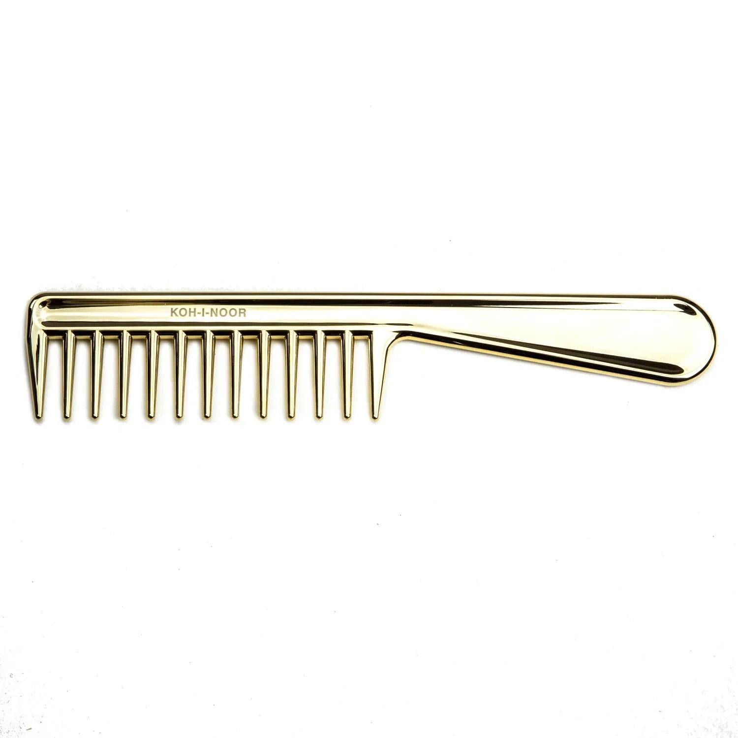 KOH-I-NOOR Metallic Wide Tooth Comb with Handle